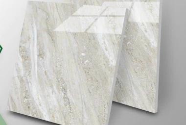 Gạch đ&aacute; Porcelain 80cmx80cm v&acirc;n đ&aacute; x&aacute;m kem PN ECO 8803